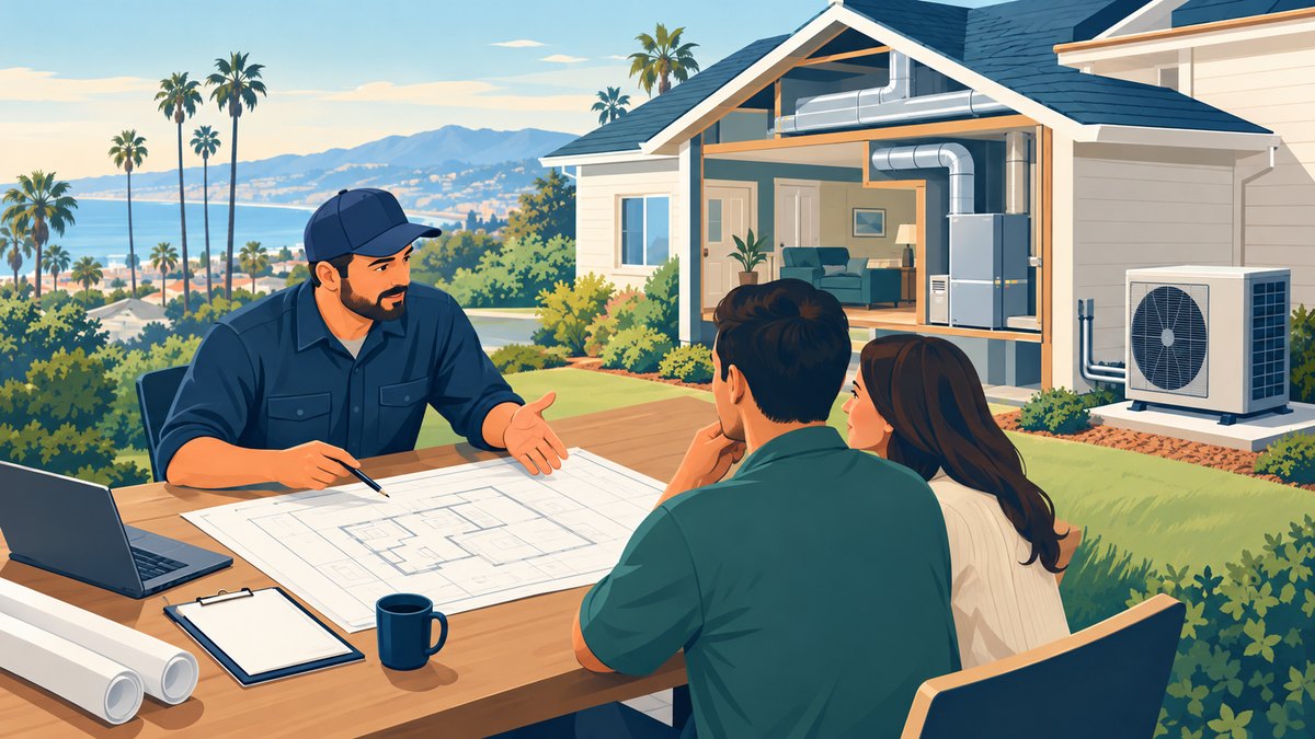 California Heat-Pump Estimates: Explain Permits, Load Calculations, and Title 24