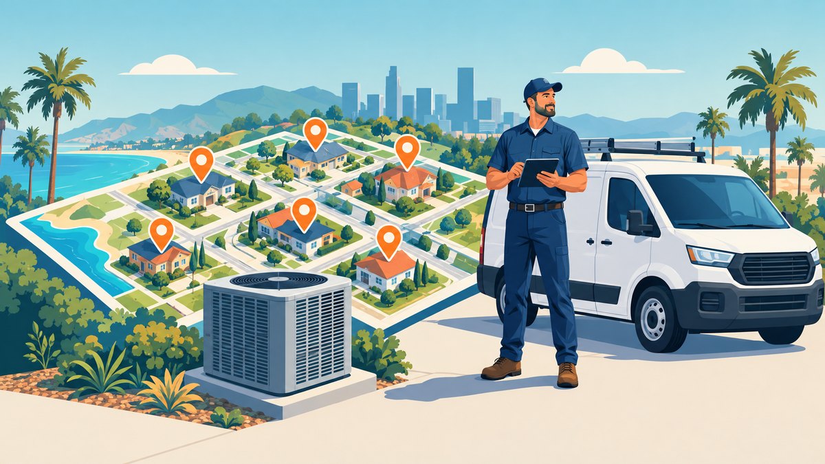 HVAC Local Search: Build Service-Area Pages That Match Your Dispatch Map